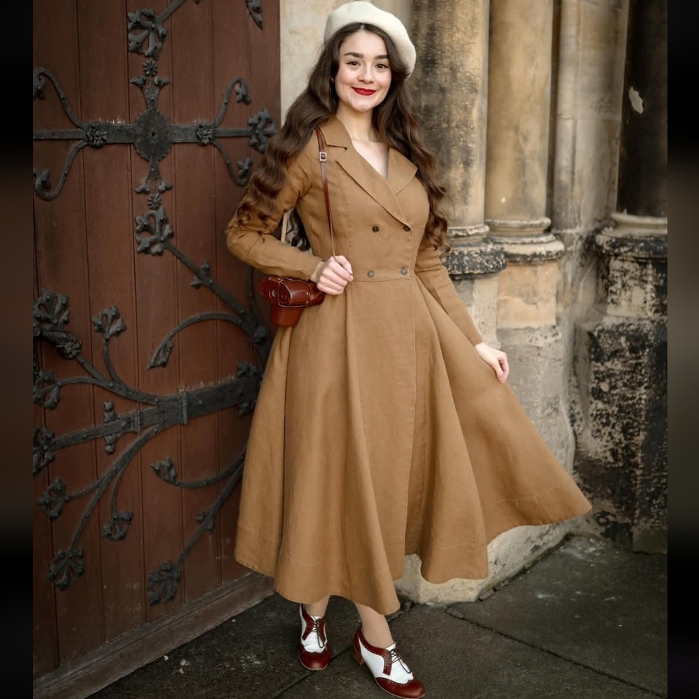 Son De Flor Enola Dress XS Brown